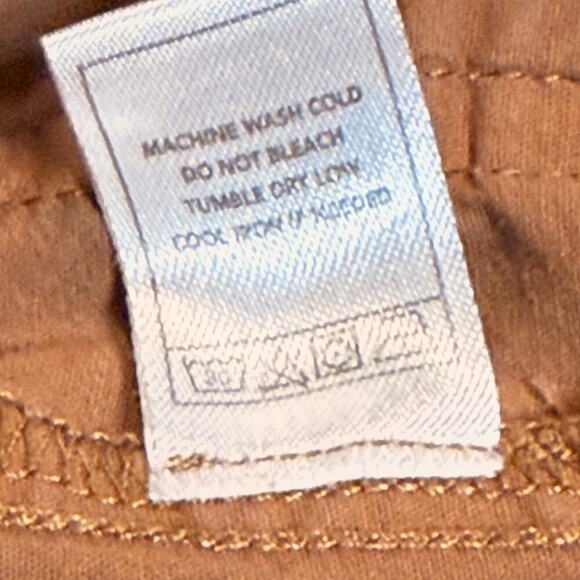 Monrow Women’s Peanut Mocha Brown Elastic Waistband Wide Leg Cargo Pant Small - Picture 13 of 13